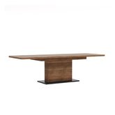 Prime 1.6M Double Extending Smoked Oak Dining Table - Pendle Village Furniture